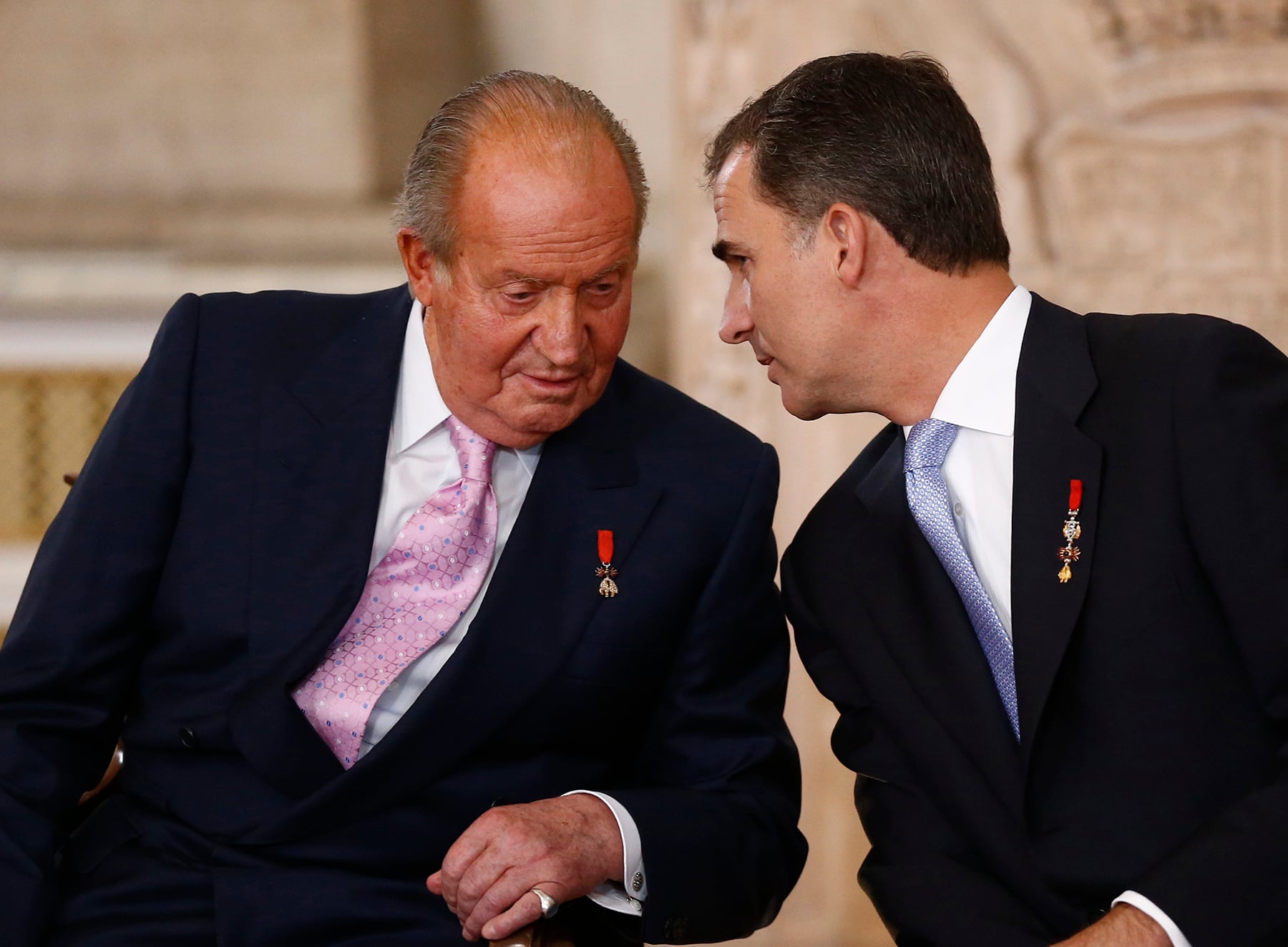 Los Reyes don Juan Carlos y Felipe VI juntos. / Gtres
