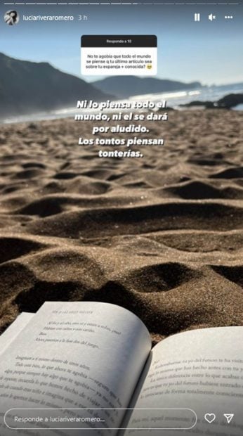 Storie de Luc&iacute;a Rivera / Instagram
