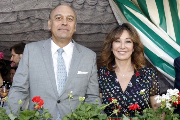 Ana Rosa Quintana y Juan Mu&ntilde;oz en la Feria de Abril / Gtres