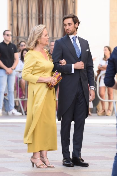 Lorenzo Remohi y su madre en su boda / Gtres