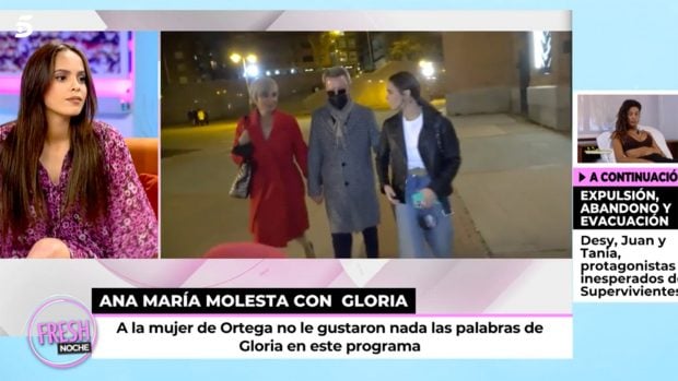 Gloria Camila en el plat&oacute; de 'Ya son las 8' / Telecinco