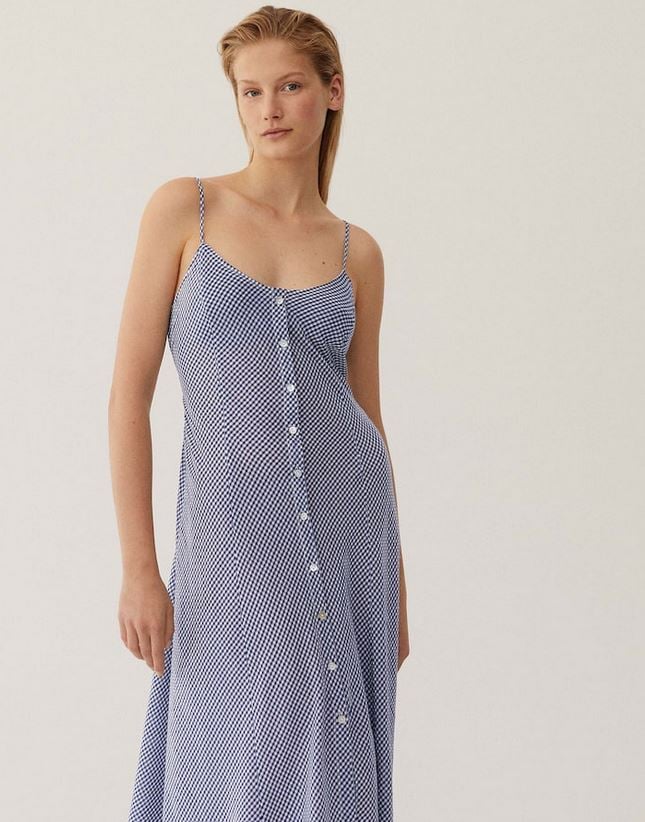 El vestido vichy de Oysho para las chicas m&aacute;s altas