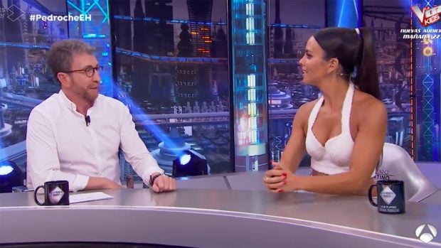Cristina Pedroche y Pablo Motos en el plat&oacute; de 'El Hormiguero' / Antena 3