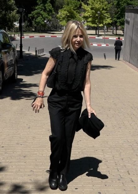 Eugenia Mart&iacute;nez de Irujo de riguroso negro / Gtres