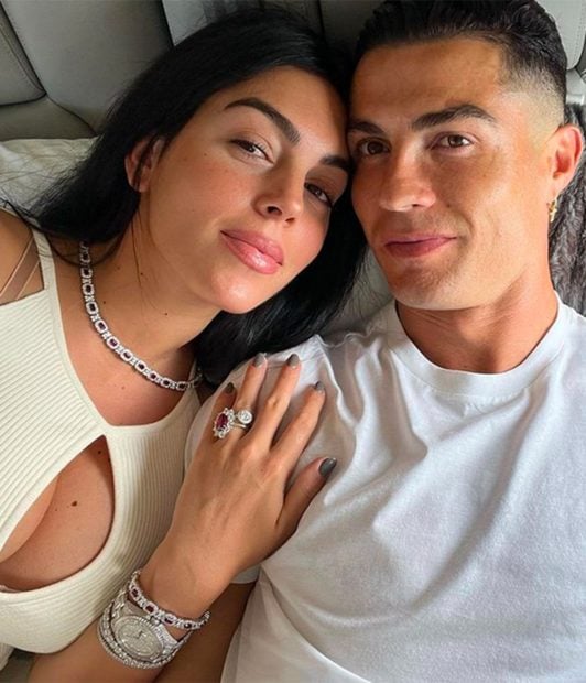 Georgina Rodr&iacute;guez y Cristiano Ronaldo, muy c&oacute;mplices / Instagram @georginagio