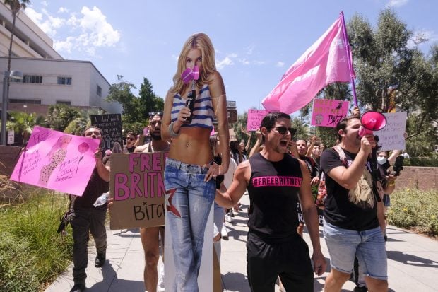 Manifestaci&oacute;n por Britney Spears / Gtres