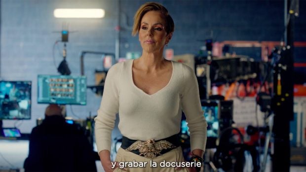 Roc&iacute;o Carrasco en el set de grabaci&oacute;n / Telecinco