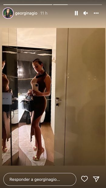 Georgina Rodr&iacute;guez vestida de gala / Instagram
