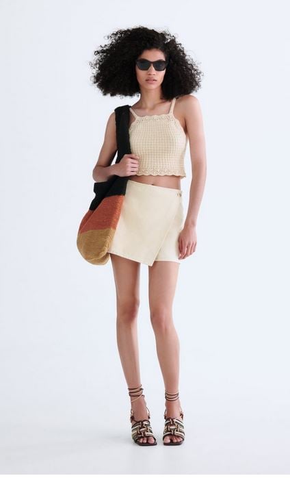 La falda pantal&oacute;n de Zara de tiro alto que no deber&iacute;as dejar pasar