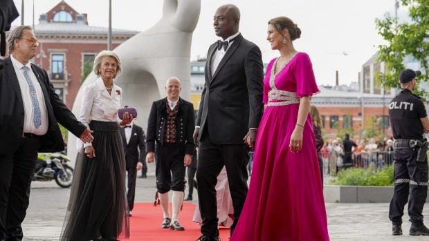 Marta Luisa de Noruega y Darek Verret en la celebraci&oacute;n / Gtres
