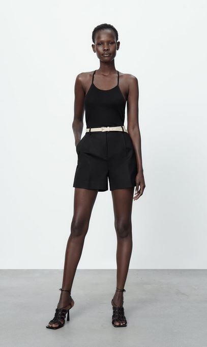 Las bermudas de Zara ideales para ir a la oficina y lo puedes tener en 3 colores