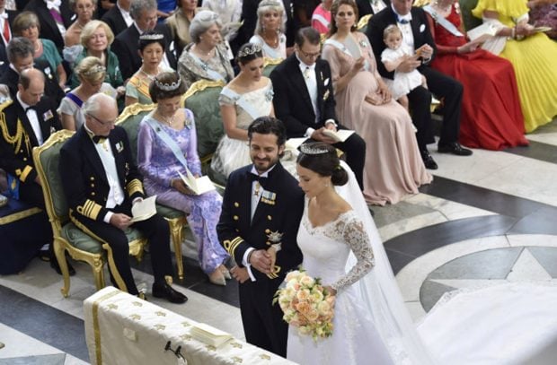 Carlos Felipe y Sof&iacute;a de Suecia el d&iacute;a de su boda / Gtres