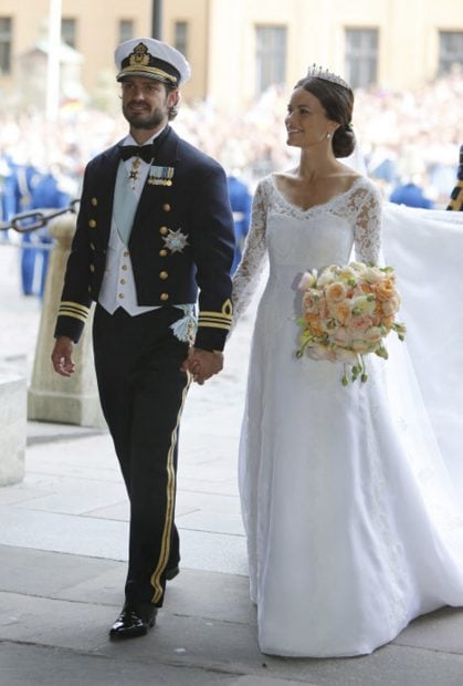 Carlos Felipe y Sof&iacute;a de Suecia el d&iacute;a de su boda / Gtres