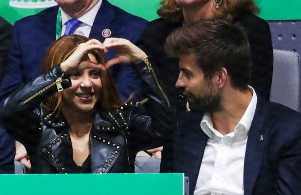 Shakira y Piqu&eacute; ri&eacute;ndose / Gtres