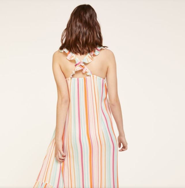 El vestido multicolor de Springfield con un estilo retro
