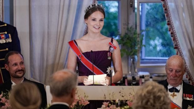 La princesa Ingrid Alexandra dando un discurso / Gtres