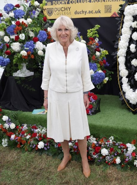 Camilla Parker Bowles sonriendo / Gtres