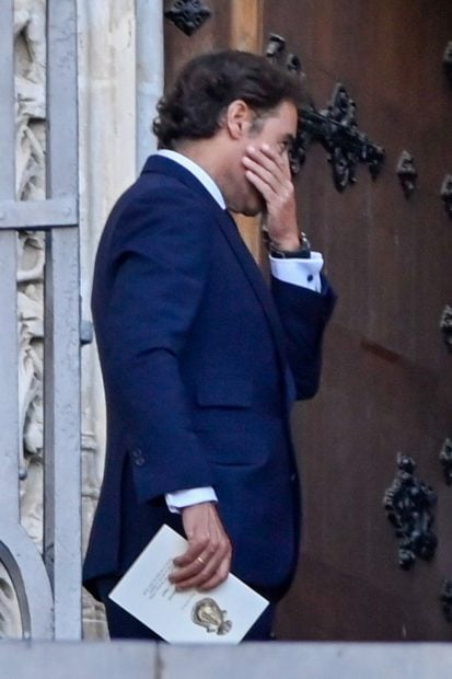 Miguel B&aacute;ez 'El Litri' en la misa funeral / Gtres