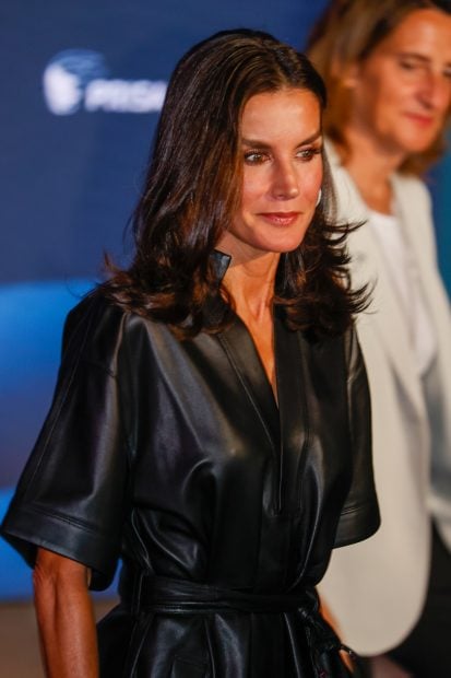 La Reina Letizia durante su &uacute;ltimo acto en Madrid / Gtres