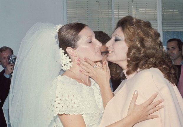 Gloria Mohedano y Roc&iacute;o Jurado el d&iacute;a de su boda / Gtres