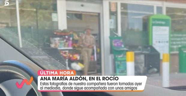 Ana Mar&iacute;a Ald&oacute;n de camino a El Roc&iacute;o / Telecinco