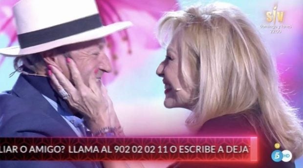 Rosa Benito y Amador Mohedano en 'D&eacute;jate querer' / Telecinco
