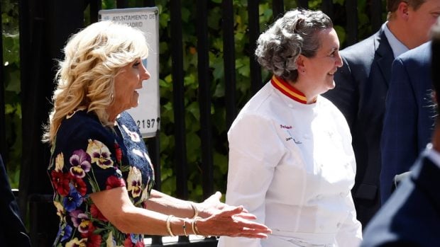 Pepa Mu&ntilde;oz junto a Jill Biden / Gtres
