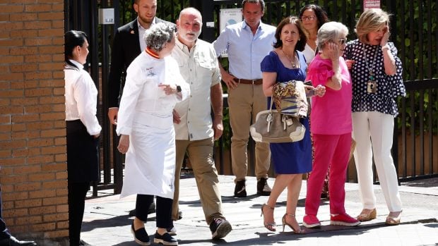 Pepa Mu&ntilde;oz junto a Jos&eacute; Andr&eacute;s en Madrid / Gtres