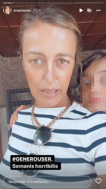 Storie de Mar&iacute;a Amores / Instagram