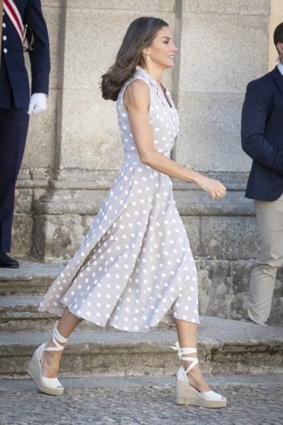 Letizia con alpargatas / Gtres