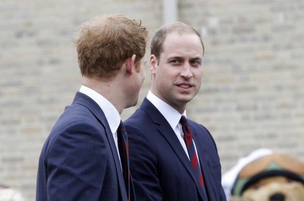 El pr&iacute;ncipe Guillermo con su hermano Harry / Gtres