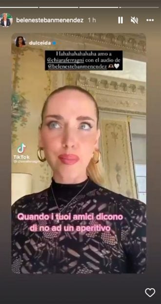 Bel&eacute;n Esteban comparte el v&iacute;deo viral de Chiara Ferragni / Gtres