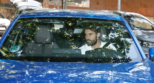 David Garc&iacute;a en su coche / Gtres