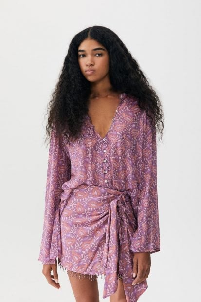 Falda pareo de Pull&Bear