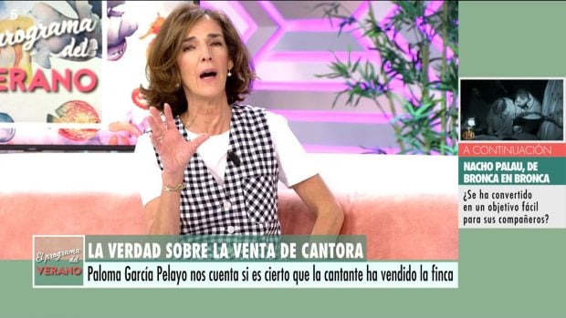 Paloma Garc&iacute;a-Pelayo en 'El Programa del Verano' / Telecinco