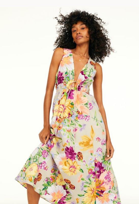 H&M vestido flores