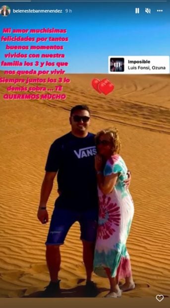 Storie de Bel&eacute;n Esteban / Instagram