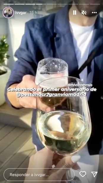Ivan Garc&iacute;a en el aniversario del hotel Pestana CR7 / Instagram