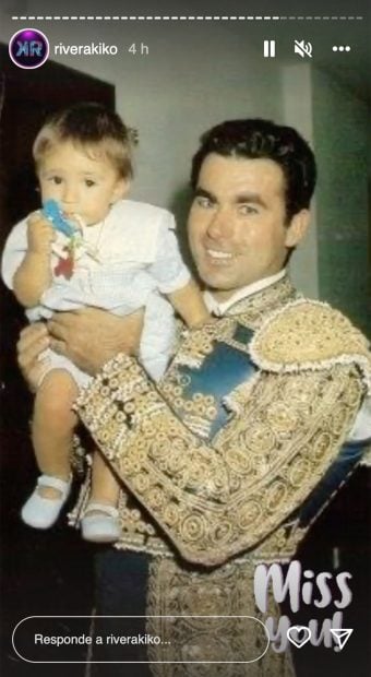 Kiko Rivera con Paquirri / Instagram