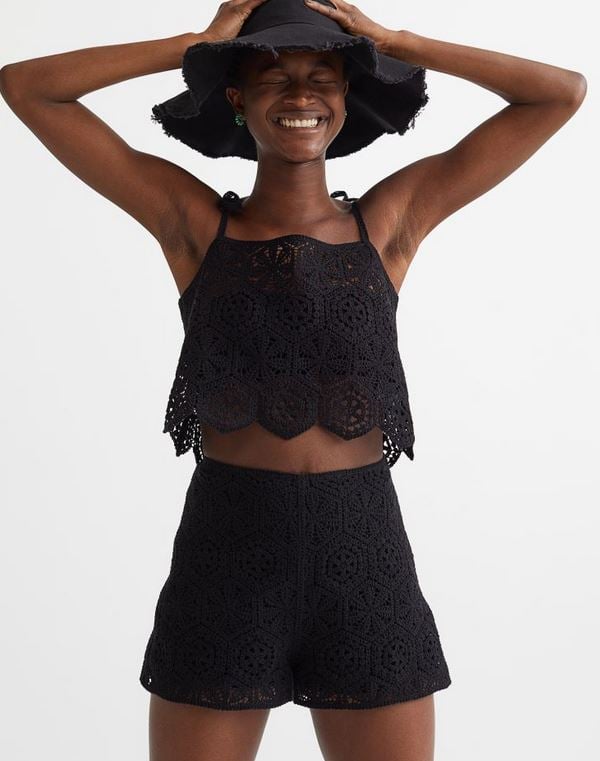 El conjunto de H&M de short y top para tus vacaciones de julio