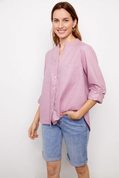 Camisa de lino de Cortefiel