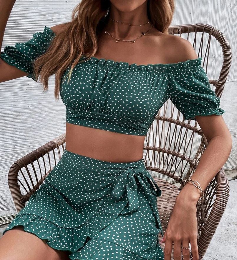 El conjunto de top y falda de Shein para disfrutar al m&aacute;ximo el verano