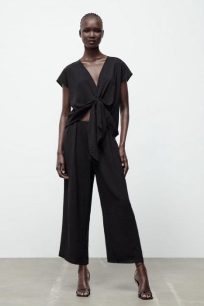 Pantal&oacute;n fluido Zara