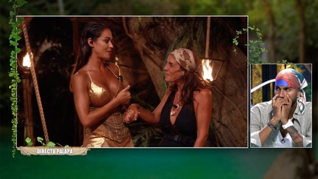 Anabel Pantoja y Lara &Aacute;lvarez en 'Supervivientes' / Telecinco