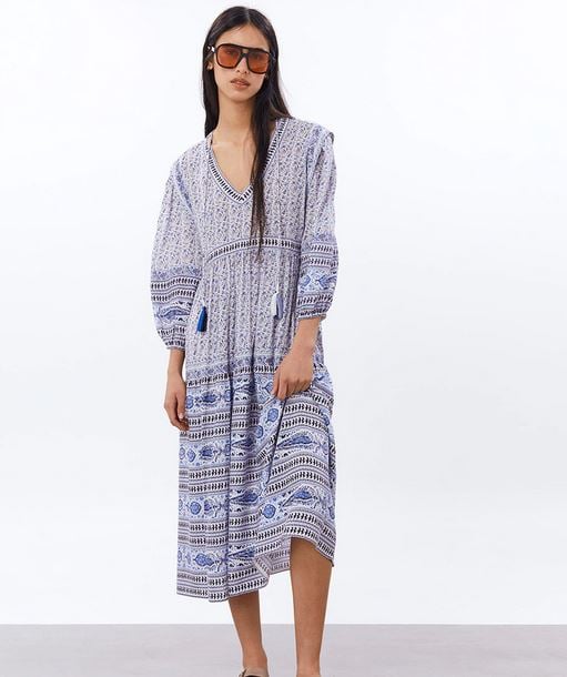 El vestido de manga larga de Sfera para esos d&iacute;as que quieres evitar el sol