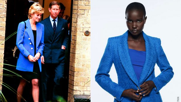 Princesa Diana en una imagen de archivo-Blazer de Zara / Gtres-Zara