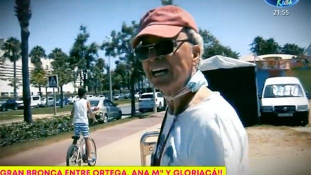 Jos&eacute; Ortega Cano, visiblemente molesto / Telecinco