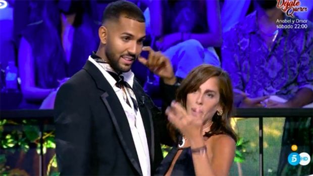 Anabel Pantoja y Yulen Pereira en el plat&oacute; / Telecinco