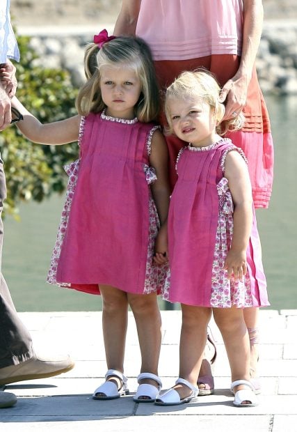 Leonor y Sof&iacute;a en Mallorca 2009 / Gtres