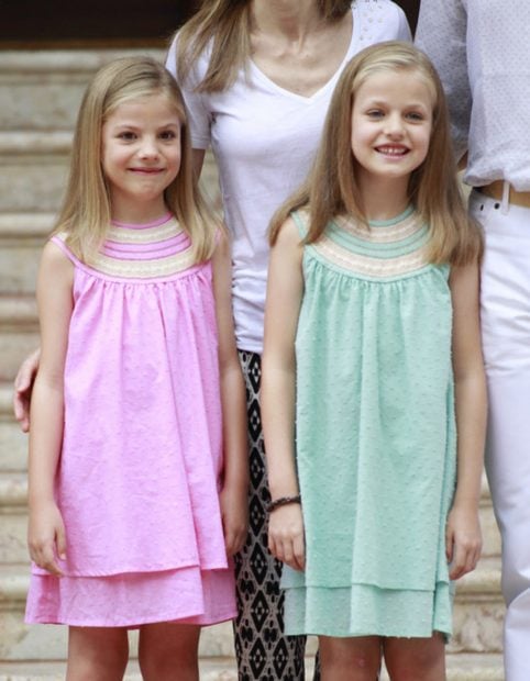 Leonor y Sof&iacute;a en Mallorca 2014 / Gtres